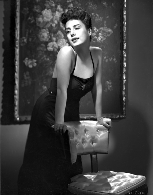 Tamara Toumanova wearing a Black Dress Photo Print - Item # VARCEL705181