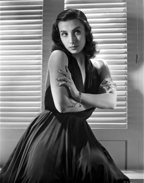 Tamara Toumanova wearing a Black Dress and Arms Crossed on Chest Photo Print - Item # VARCEL705183