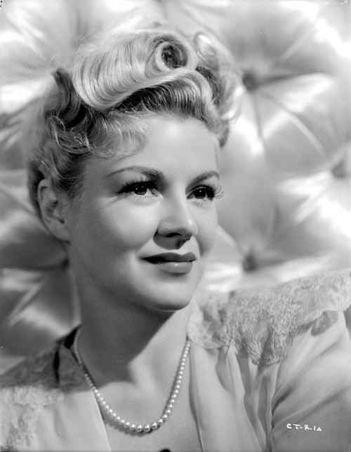 Claire Trevor in White with Pearl Necklace Photo Print - Item # VARCEL705237