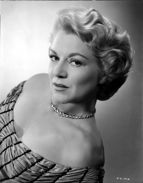Claire Trevor Posed in Elegant Dress with Necklace Photo Print - Item # VARCEL705210