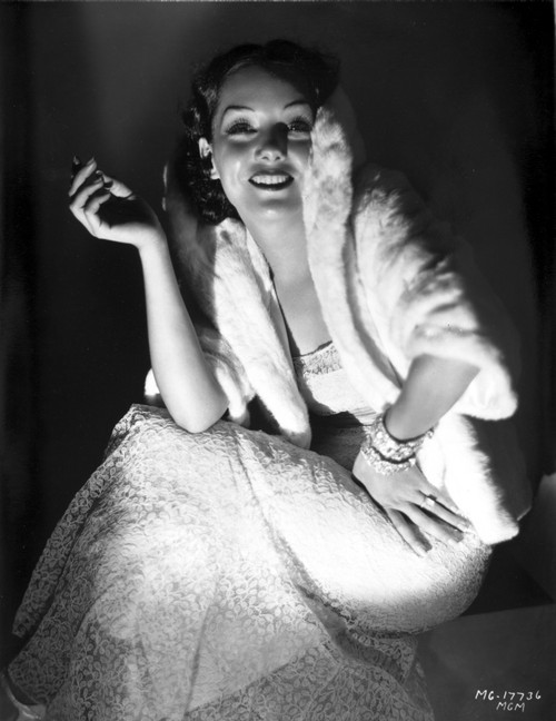 Lupe Velez in White with Black Background Photo Print - Item # VARCEL705333