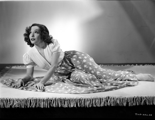 Lupe Velez Lying Pose in Elegant Dress Photo Print - Item # VARCEL705345