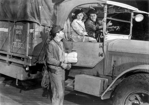 A scene from They Drive by Night Photo Print - Item # VARCEL705449