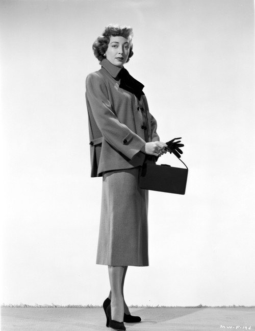 Marie Windsor Posed in Formal Dress with Bag Photo Print - Item # VARCEL705532