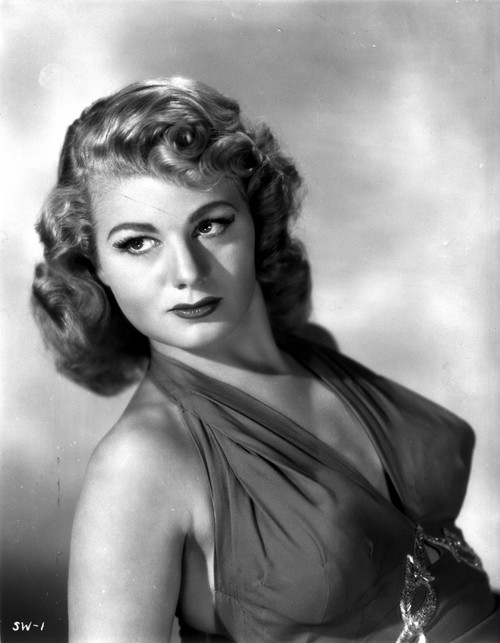 Shelley Winters wearing a Dress in a Classic Portrait Photo Print - Item # VARCEL705538