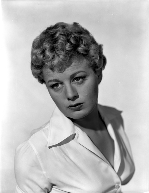 Shelley Winters wearing a White Long Sleeves in a Classic Portrait Photo Print - Item # VARCEL705573