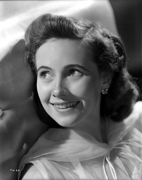 Teresa Wright Portrait in Black and White Photo Print - Item # VARCEL705773