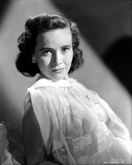 Teresa Wright Posed in See Through Dress Photo Print - Item # VARCEL705778