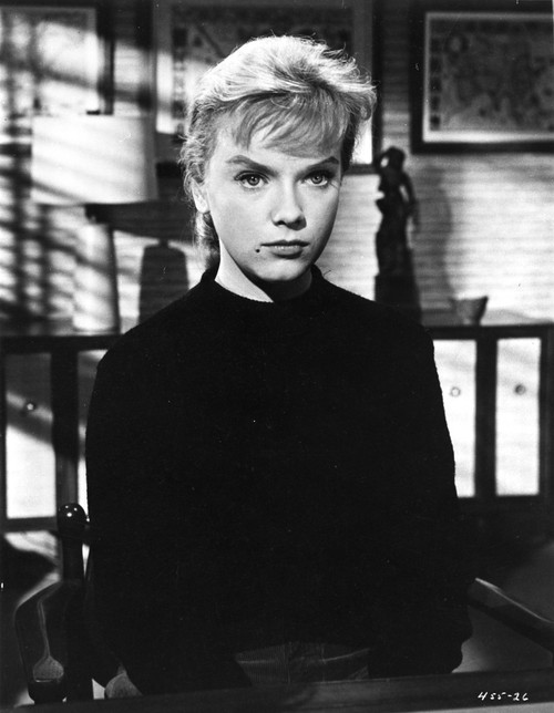 Anne Francis sitting in Classic Portrait Photo Print - Item # VARCEL705984