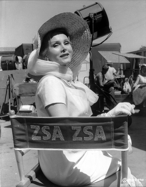 Zsa Zsa Gabor on set Photo Print - Item # VARCEL706092