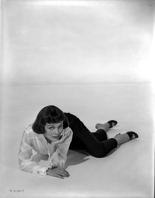 Phyllis Kirk Lying in Classic Photo Print - Item # VARCEL706131