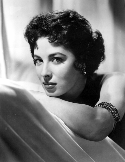 Rita Gam Leaning on Forearm Photo Print - Item # VARCEL706104