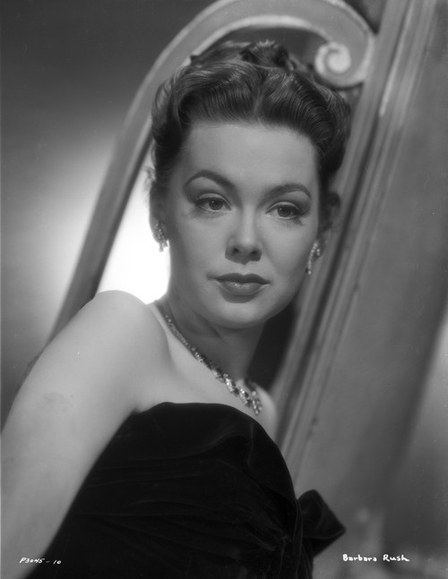 Barbara Rush in Black Dress posed Photo Print - Item # VARCEL706181