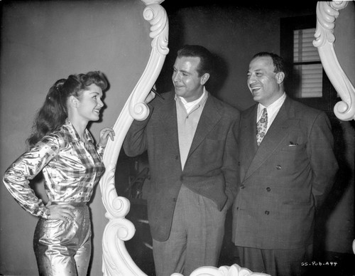 On the set of Susan Slept Here Photo Print - Item # VARCEL706220