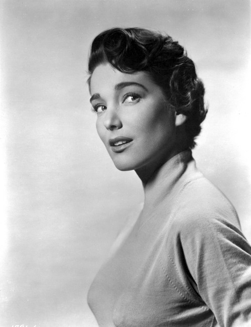 Julie Adams Posed Side View Black and White Portrait Photo Print - Item # VARCEL706227