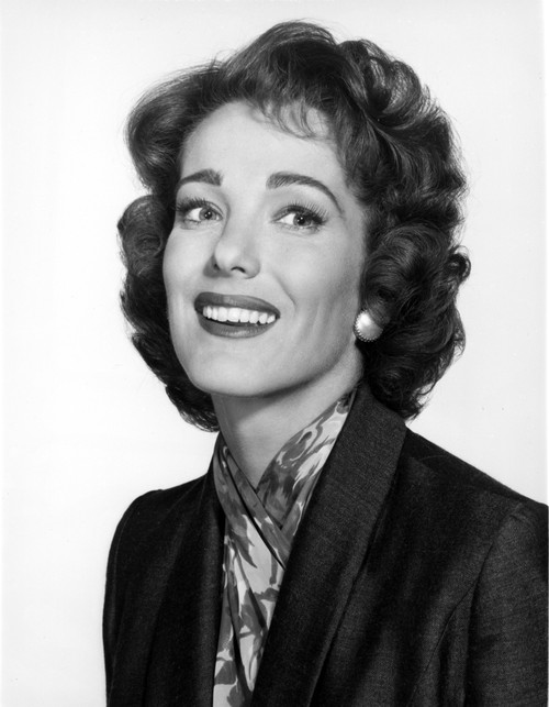 Julie Adams wearing Black Coat Portrait Photo Print - Item # VARCEL706229