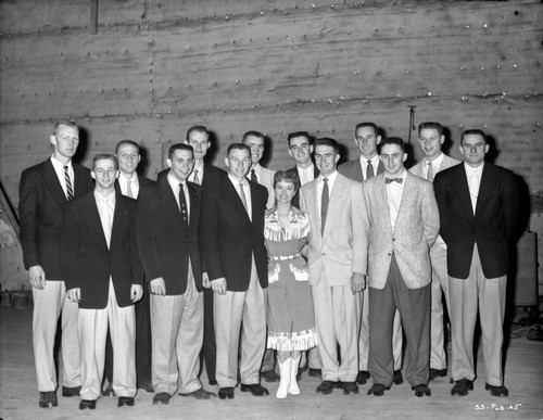 On the set of Susan Slept Here Photo Print - Item # VARCEL706232