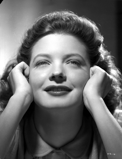 Gail Davis smiling with Hands on Cheek Photo Print - Item # VARCEL706296