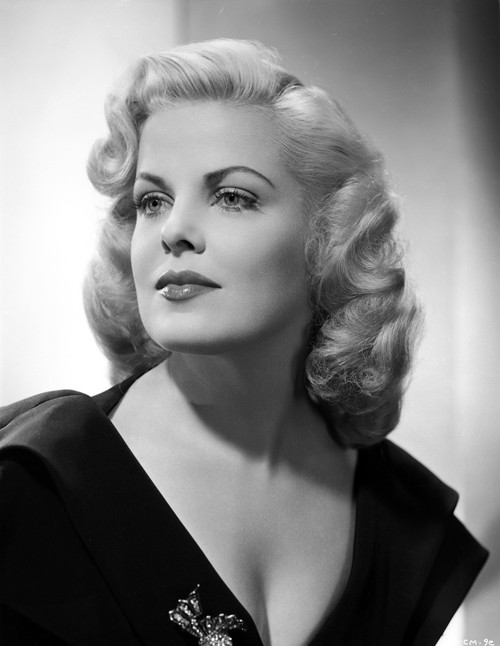Cleo Moore Posed in Black Dress Close Up Portrait Photo Print - Item # VARCEL706398