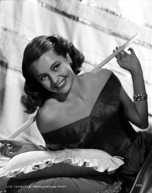 Cyd Charisse Reclining in Classic Photo Print - Item # VARCEL706451