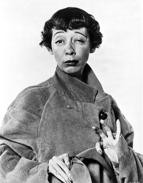 Imogene Coca wearing a Coat and Short Hair Photo Print - Item # VARCEL706663