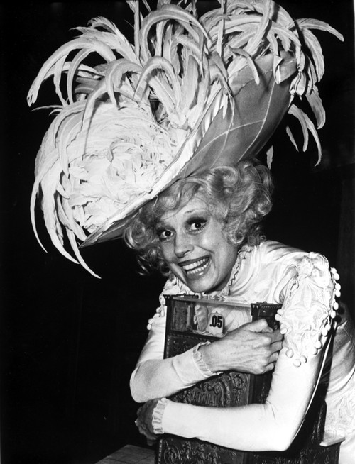 Carol Channing wearing a Feathered Hat Photo Print - Item # VARCEL706716