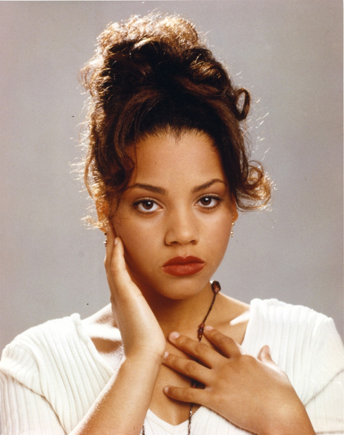 Saved by the Bell Close-up Portrait in White Dress Photo Print - Item # VARCEL706853