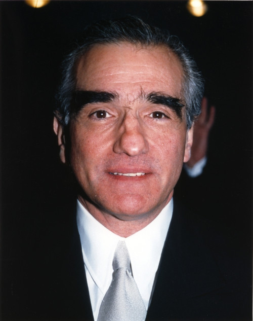 Martin Scorsese Close-up Portrait wearing Black Suit with Silver Tie Photo Print - Item # VARCEL706925