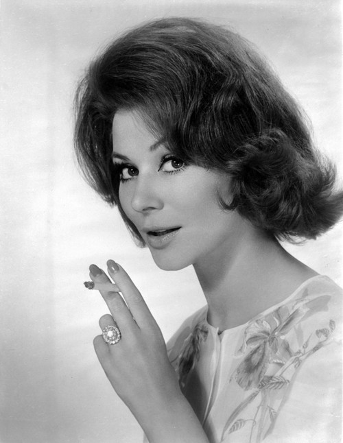 Irina Demick wearing a Dress with Cigarette on Hand Photo Print - Item # VARCEL706934