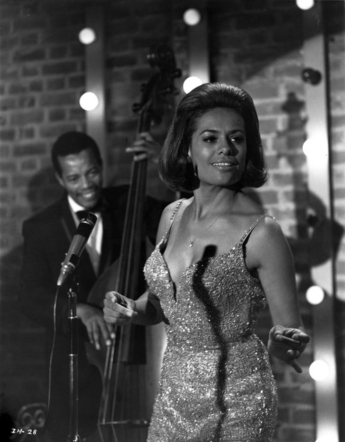 Barbara McNair singing in Classic Photo Print - Item # VARCEL706970