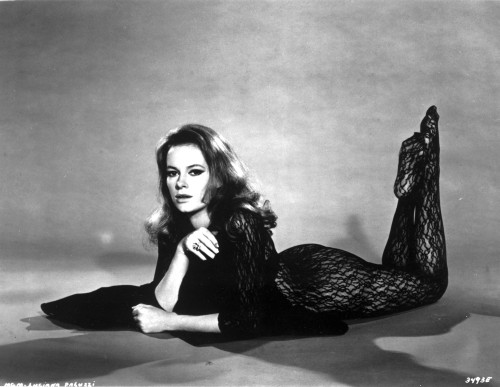 Luciana Paluzzi Lying in Classic Photo Print - Item # VARCEL706946