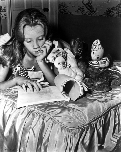 Hayley Mills in Bed in Classic Portrait Photo Print - Item # VARCEL706986