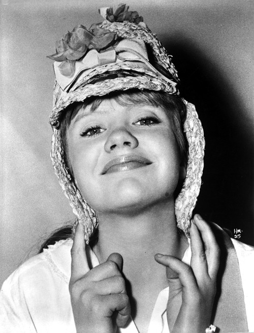 Hayley Mills wearing a Handcrafted Hat Photo Print - Item # VARCEL706989