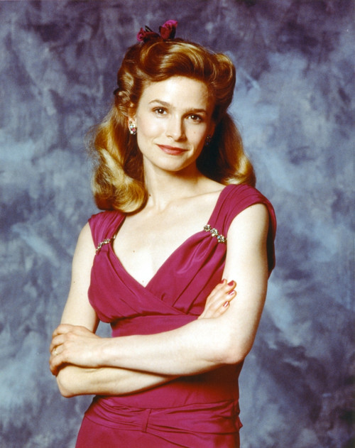 Kyra Sedgwick in Red Dress Portrait Photo Print - Item # VARCEL706990