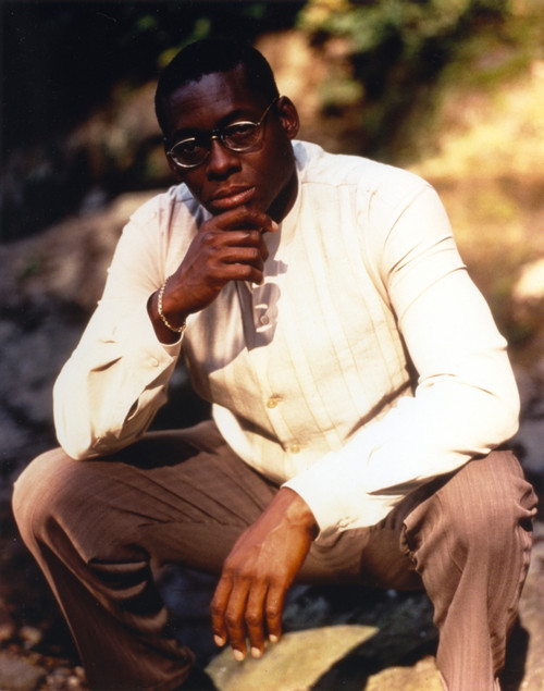 Sentinel sitting in White Long Sleeve with Hand on Chin Photo Print - Item # VARCEL707026