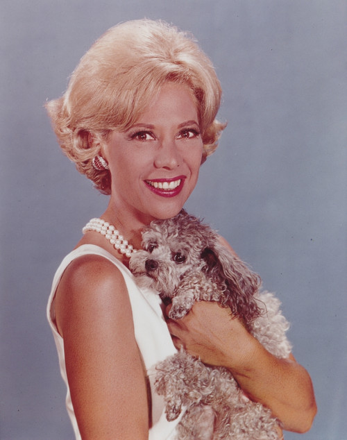 Dinah Shore Portrait wearing White Dress Photo Print - Item # VARCEL707101