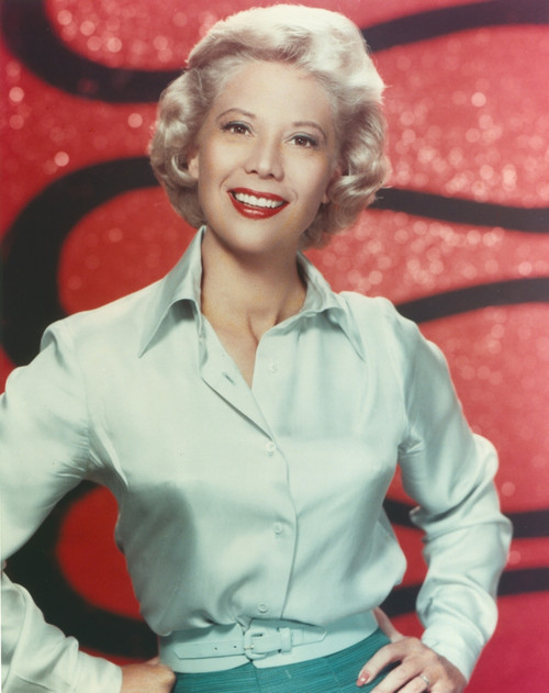 Dinah Shore in Blue Dress Portrait Photo Print - Item # VARCEL707103