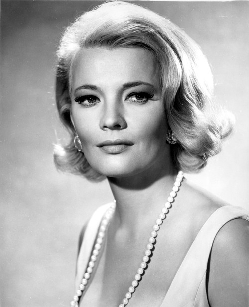 Gena Rowlands Posed in White Photo Print - Item # VARCEL707139