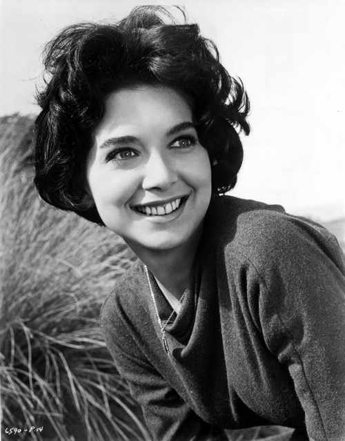 Suzanne Pleshette wearing a Long Sleeve Blouse on Grass Photo Print - Item # VARCEL707151