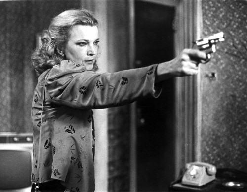 Gena Rowlands Holding Pistol in Classic Photo Print - Item # VARCEL707137