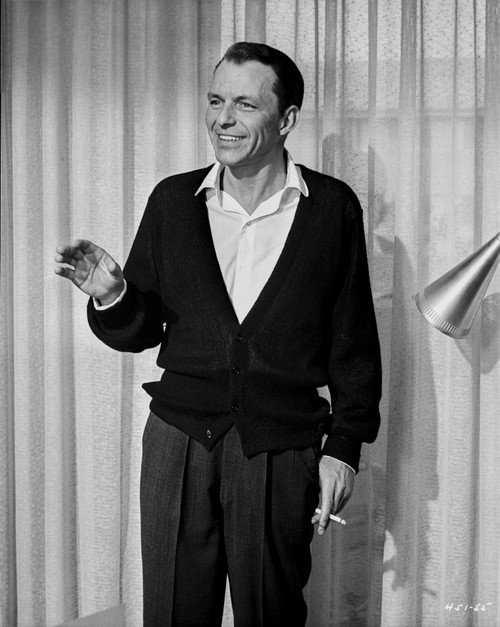 Frank Sinatra Waving and smiling with Cigarette on Hand Photo Print - Item # VARCEL707181