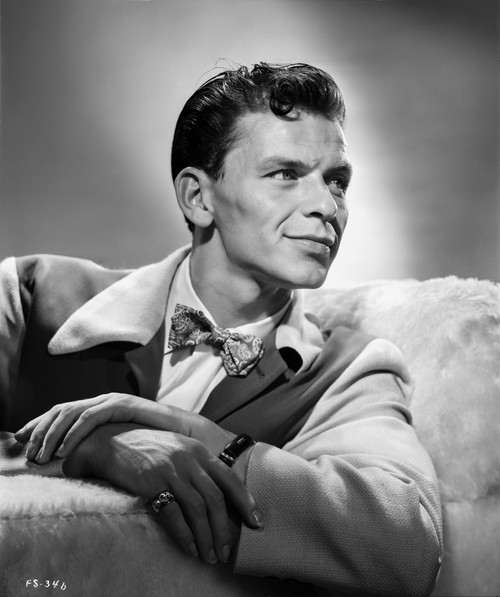 Frank Sinatra Smirking with Arm Rested on Arm Rest Photo Print - Item # VARCEL707214