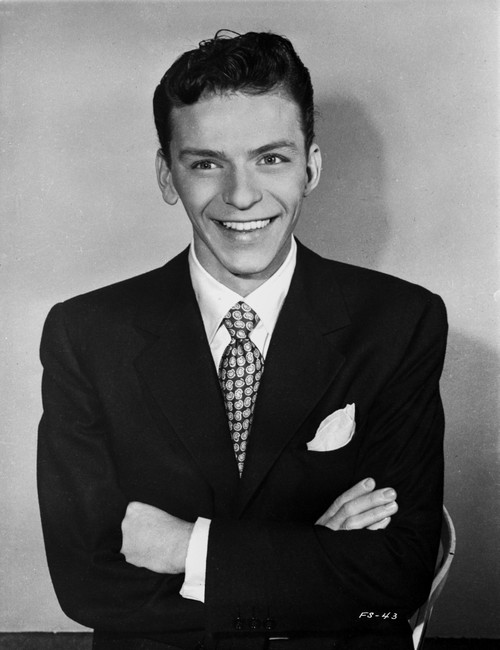 Frank Sinatra with Arms Crossed in Black Suit Photo Print - Item # VARCEL707218