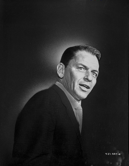 Frank Sinatra Posed in Suit with Mouth Slightly Open Photo Print - Item # VARCEL707224