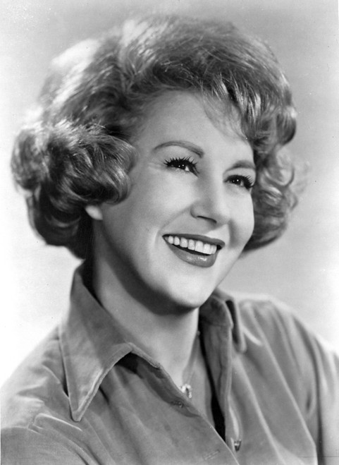 Julie Harris Leaning in White Fit Jacket Portrait Photo Print - Item # VARCEL707311