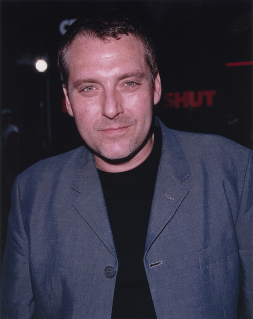 Tom Sizemore smiling in Blue Coat Portrait Photo Print - Item # VARCEL707310