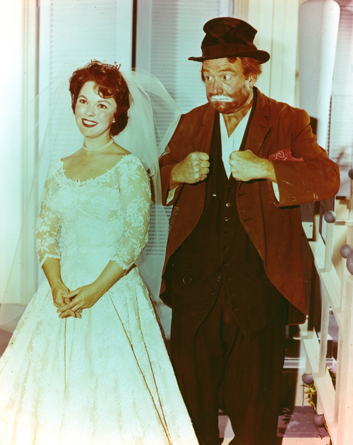 Red Skelton posed with Bride Portrait Photo Print - Item # VARCEL707314