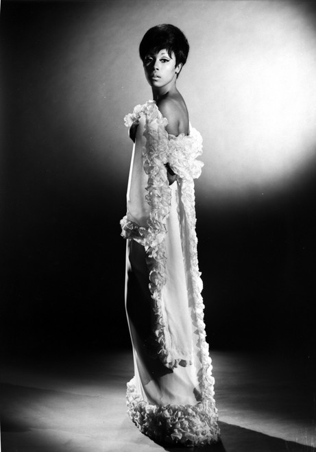 Diahann Carroll Posed in Furry Dress Photo Print - Item # VARCEL707350