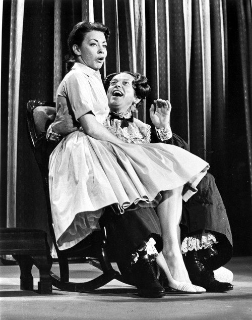 Mimi Hines and Phil Ford performing on stage Photo Print - Item # VARCEL707368