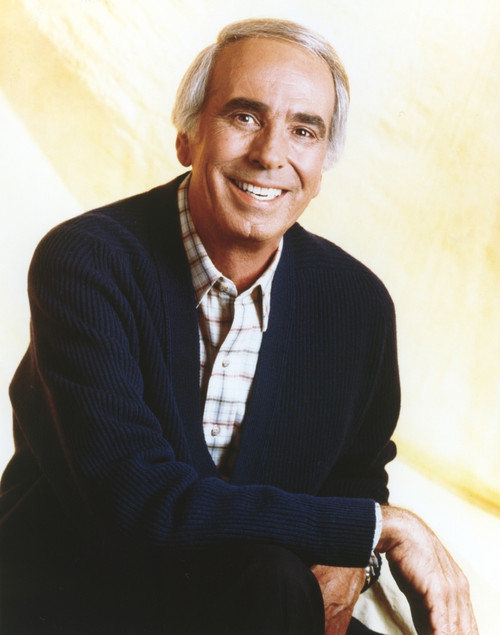 Tom Snyder smiling in Portrait Photo Print